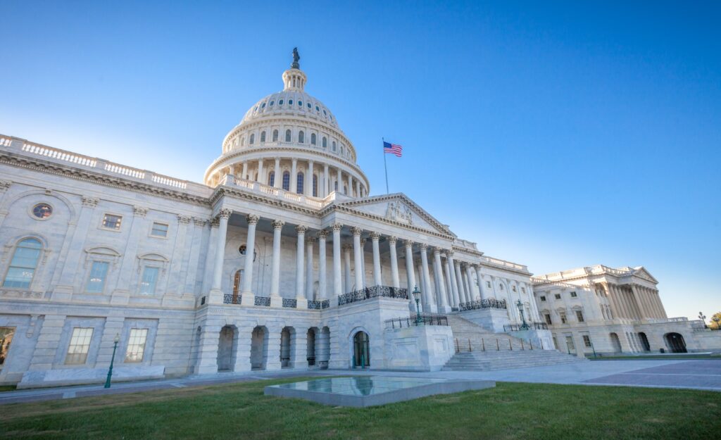 East facade of the United States Capitol